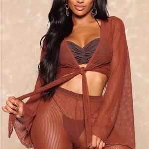 FN Vacay With Bae 2 Piece Cover Up Set